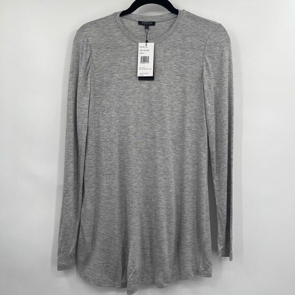 LaFayette 148  Lexia Top Gray Melange Size S NWT - Picture 1 of 6